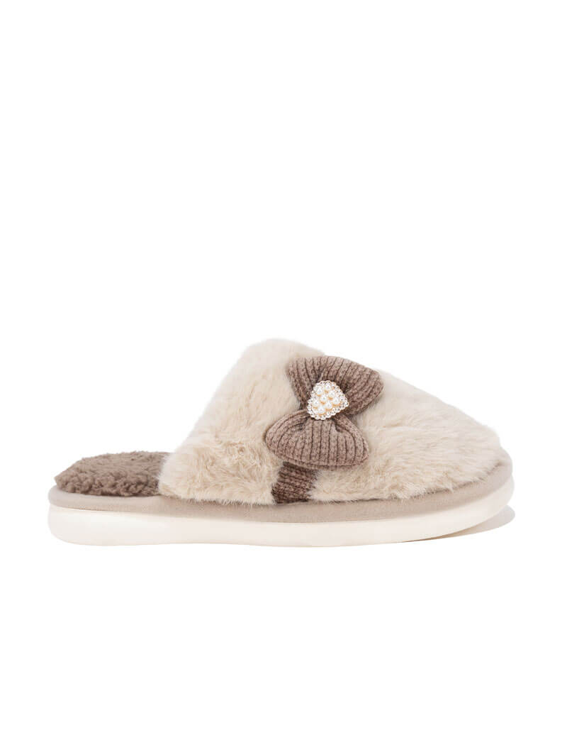 Pantoufles avec nœud